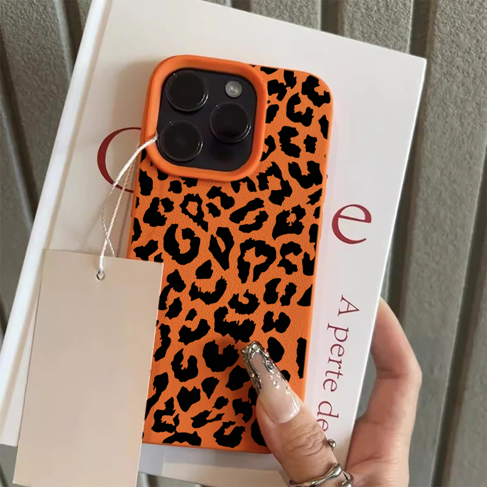 Phone Cases Leopard Print - Leopard Print Leather Phone Case For