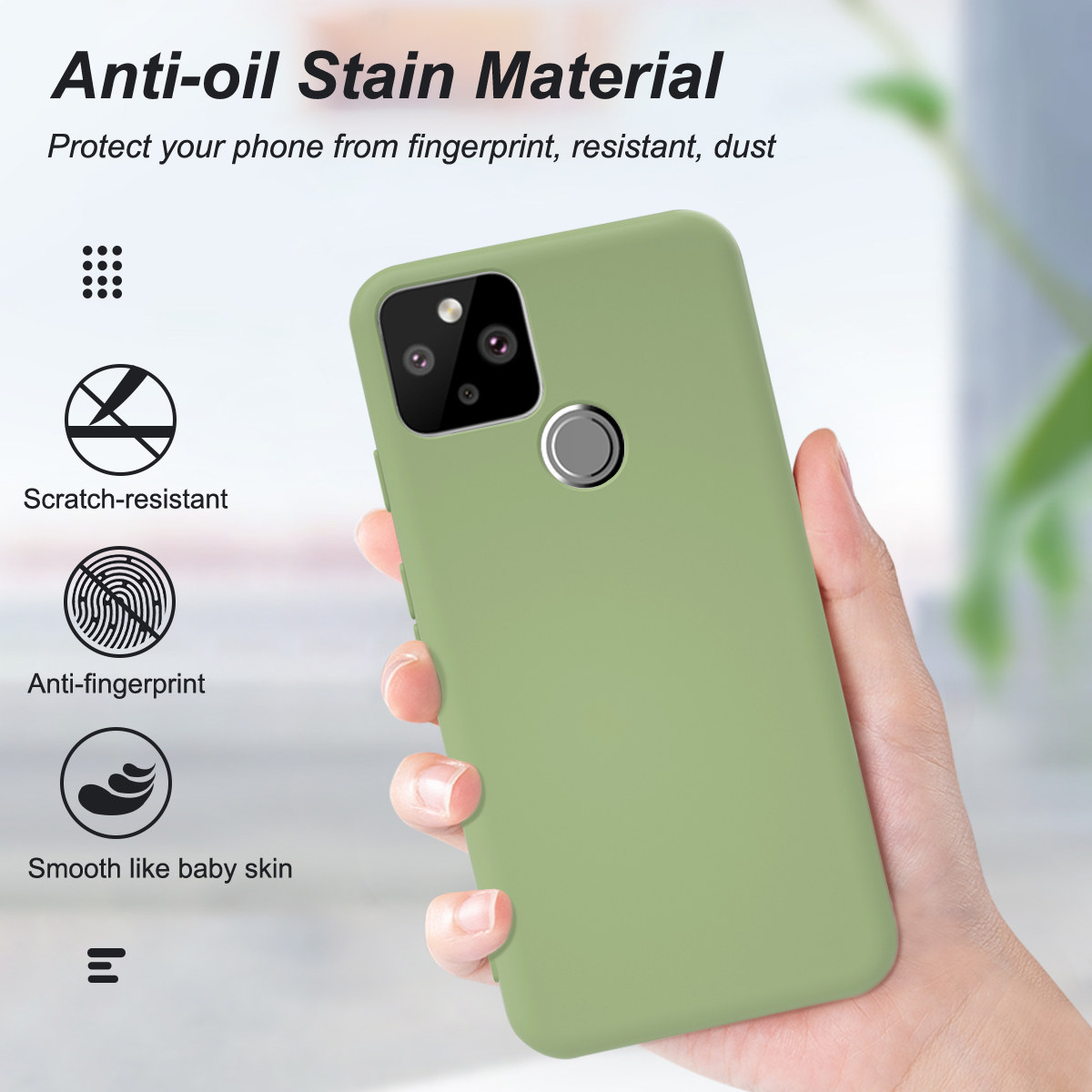 Phone Cases H&M - Silicone Case Liquid Soft Cover Protective