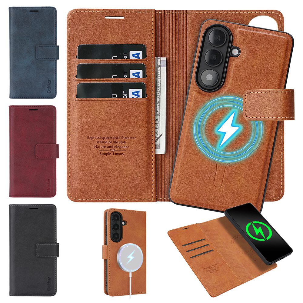 Phone Cases Australia - 2 In 1 Flip Leather Case