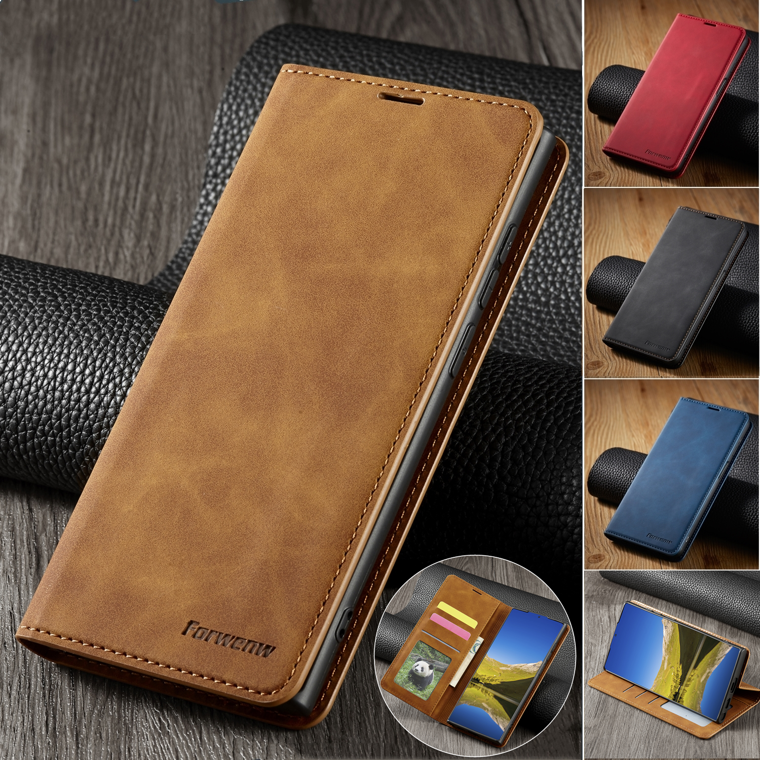 Phone Cases Australia - Leather Case For Samsung A17 A37