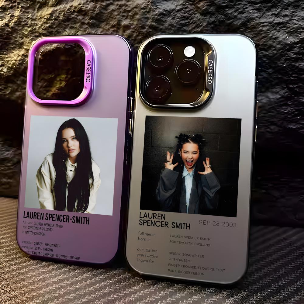 Phone Cases Iphone 15 Pro Max - singer l-Lauren Spencer Smith Phone Case