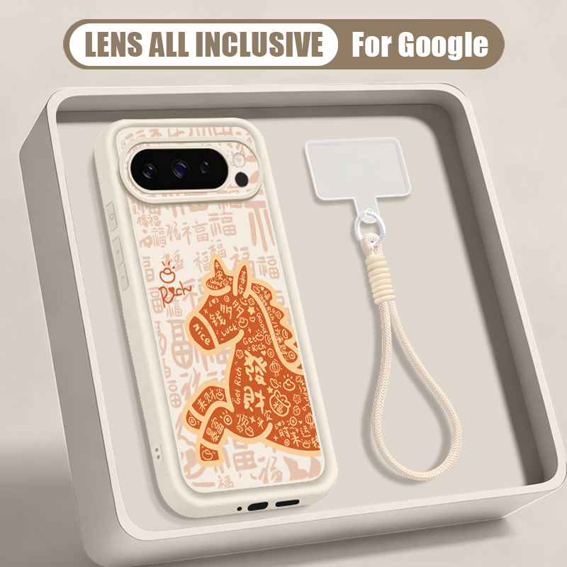 Phone Cases With Loop - Cute Foal Print Wrist Strap Lanyard