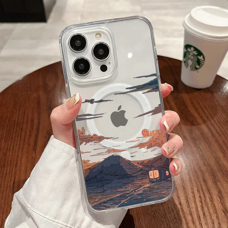 Phone Cases Xs Max - Sunset Pattern Fashion Phone Case For