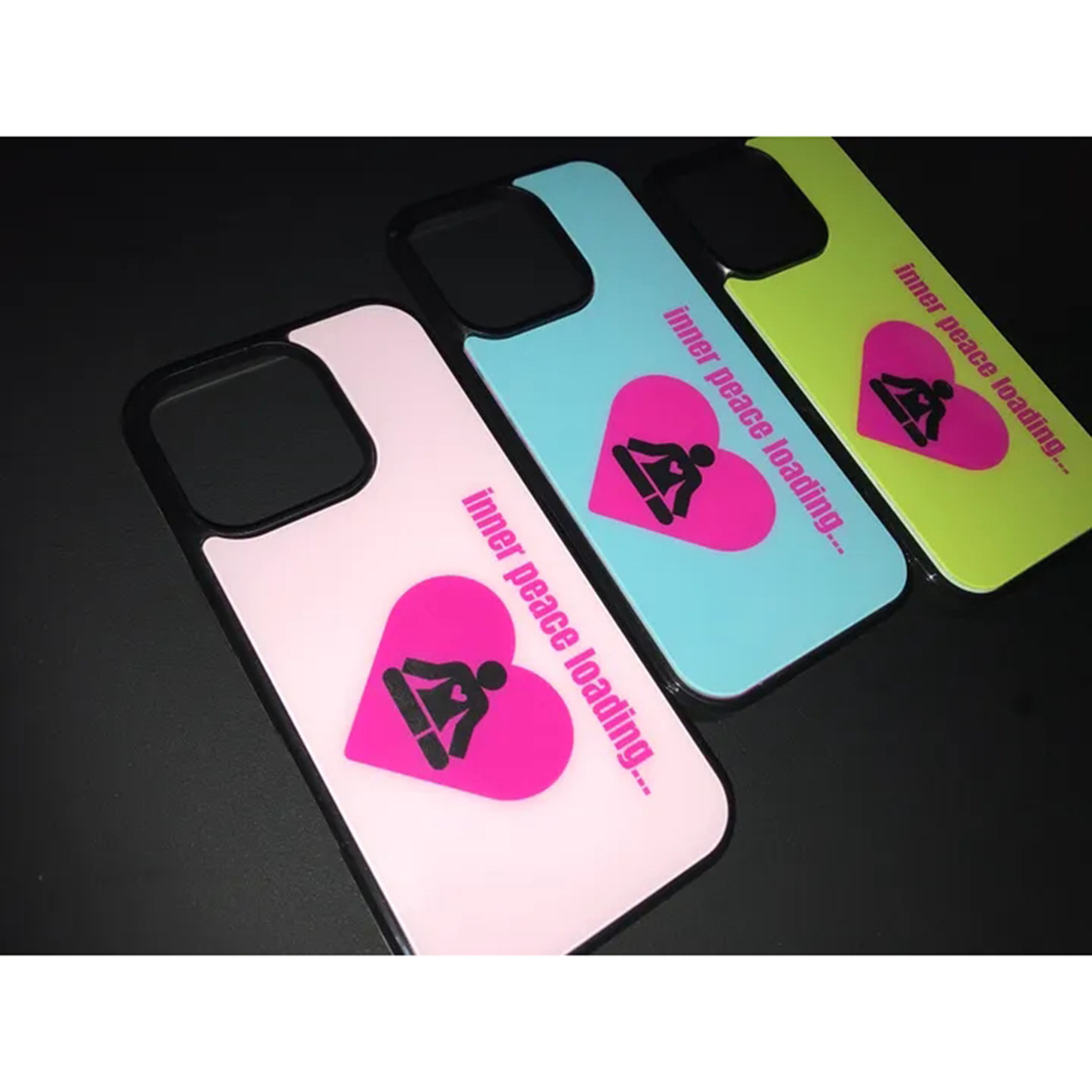 Phone Cases Y2K - Ins Korean Y2K Meditation Love Heart