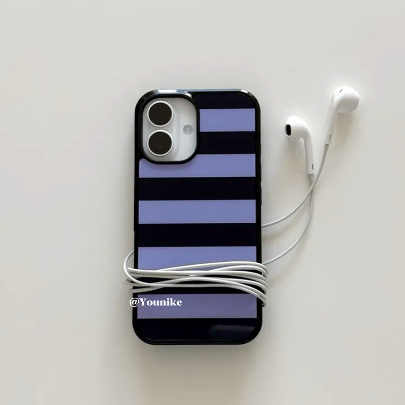 Korean Ins Purple and Black St – обзор и цена Phone Cases Purple