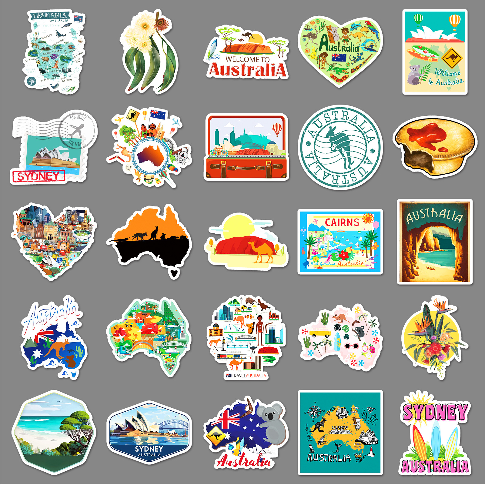 50PCS Australia Travel Sticker – обзор и цена Phone Cases Australia