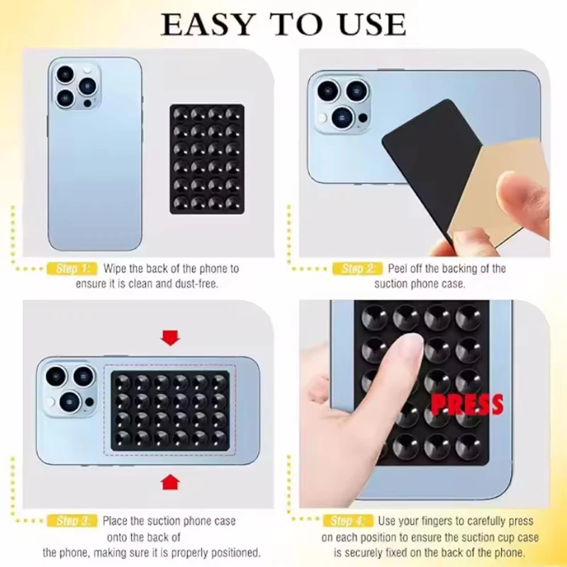 Silicone Wall Suction Cup Brac – обзор и цена Phone Cases Case