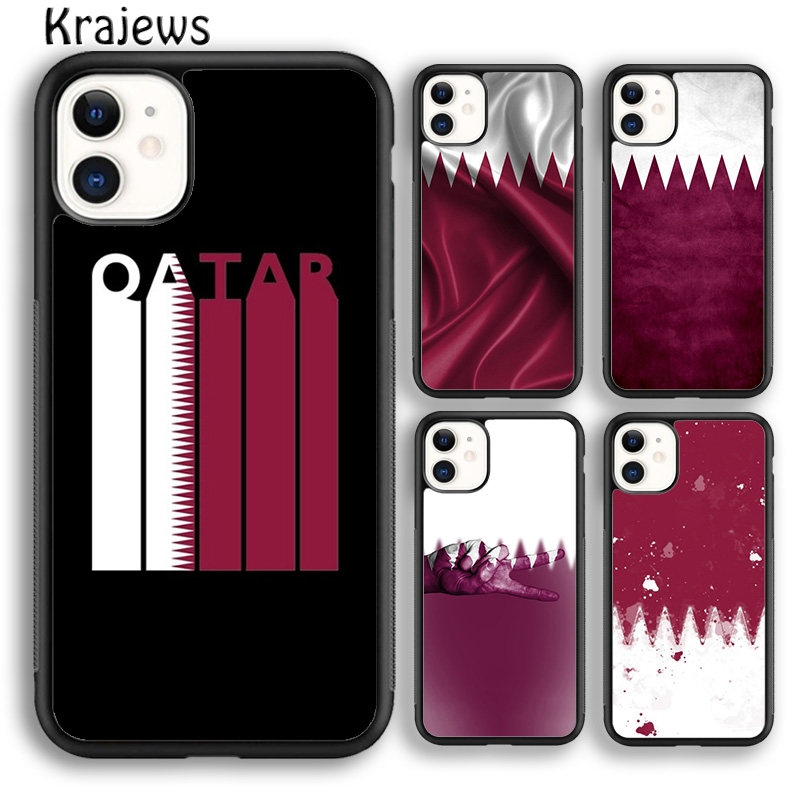 Krajews Qatar Flag National Ba – обзор и цена Phone Cases Qatar