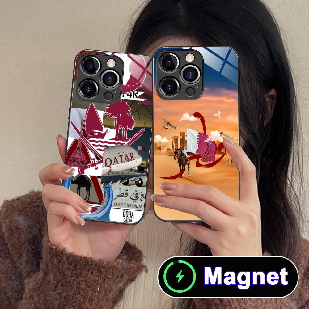 Qatar Flag Glass MagSafe Mobil – обзор и цена Phone Cases Qatar