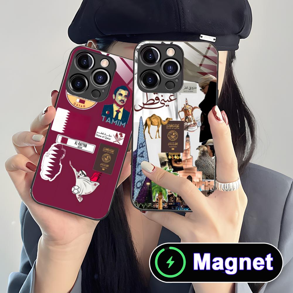 Qatar Flag Glass MagSafe Mobil – обзор и цена Phone Cases Qatar