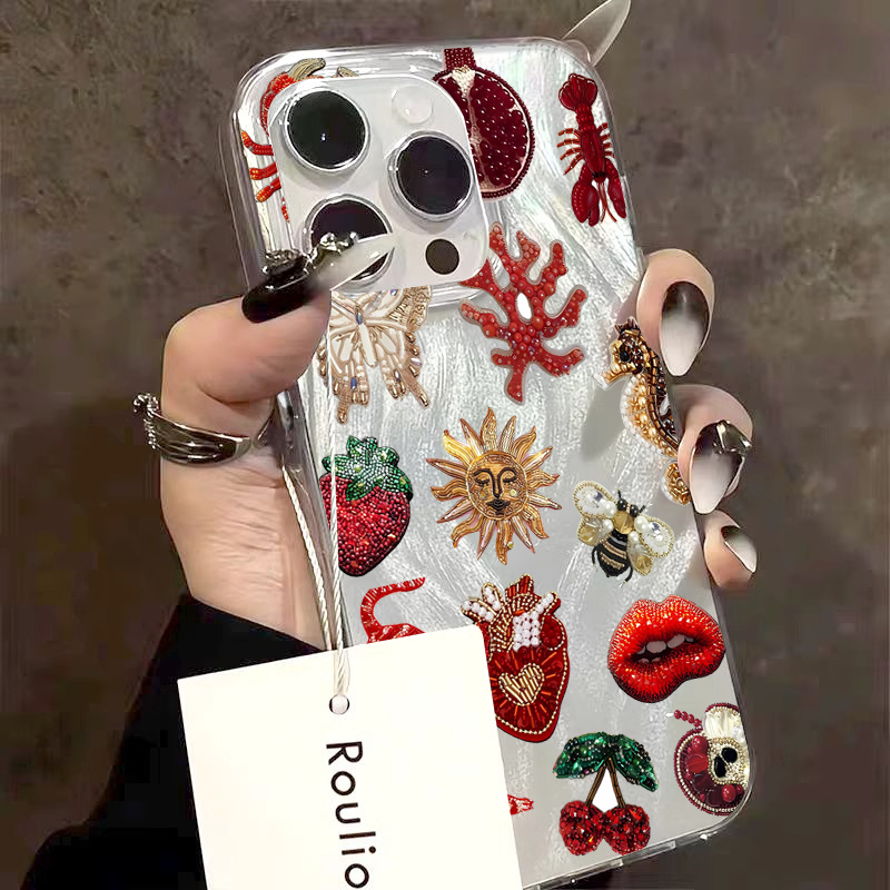 Crab Fish Floral Heart-Shaped  – обзор и цена Phone Cases Xs Iphone