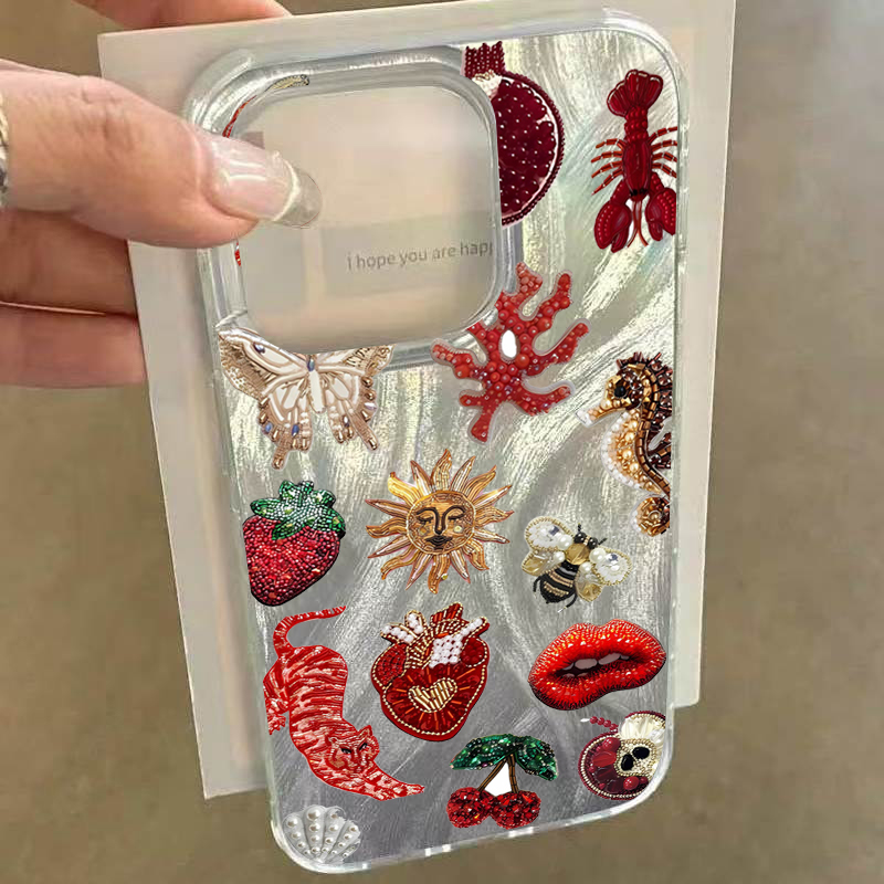 Crab Fish Floral Heart-Shaped  – обзор и цена Phone Cases Xs Iphone