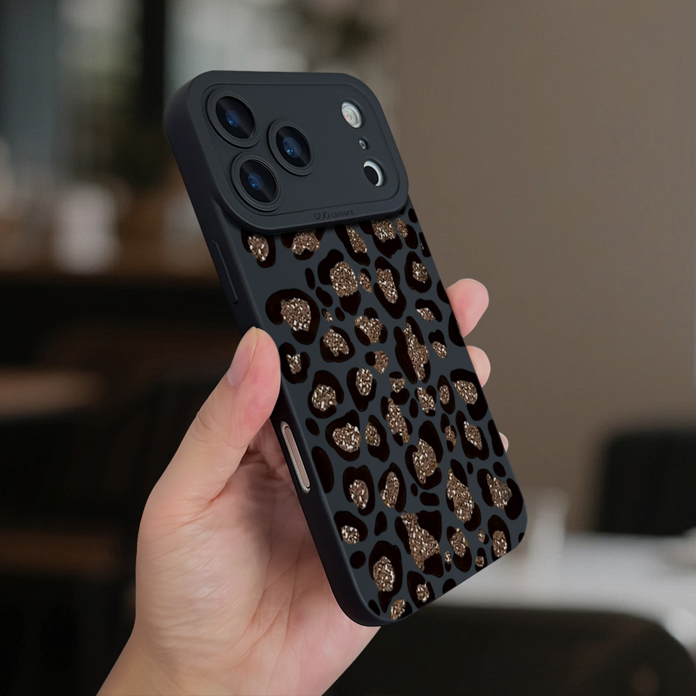 Gold Glitter Leopard Print Pho – обзор и цена Phone Cases Leopard Print