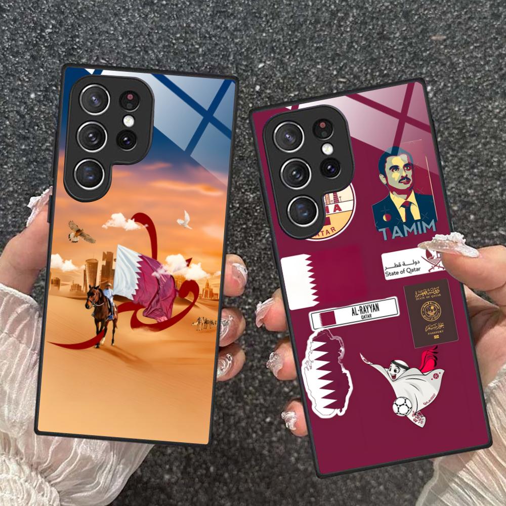 Qatar Flag Phone Case for Sams – обзор и цена Phone Cases Qatar