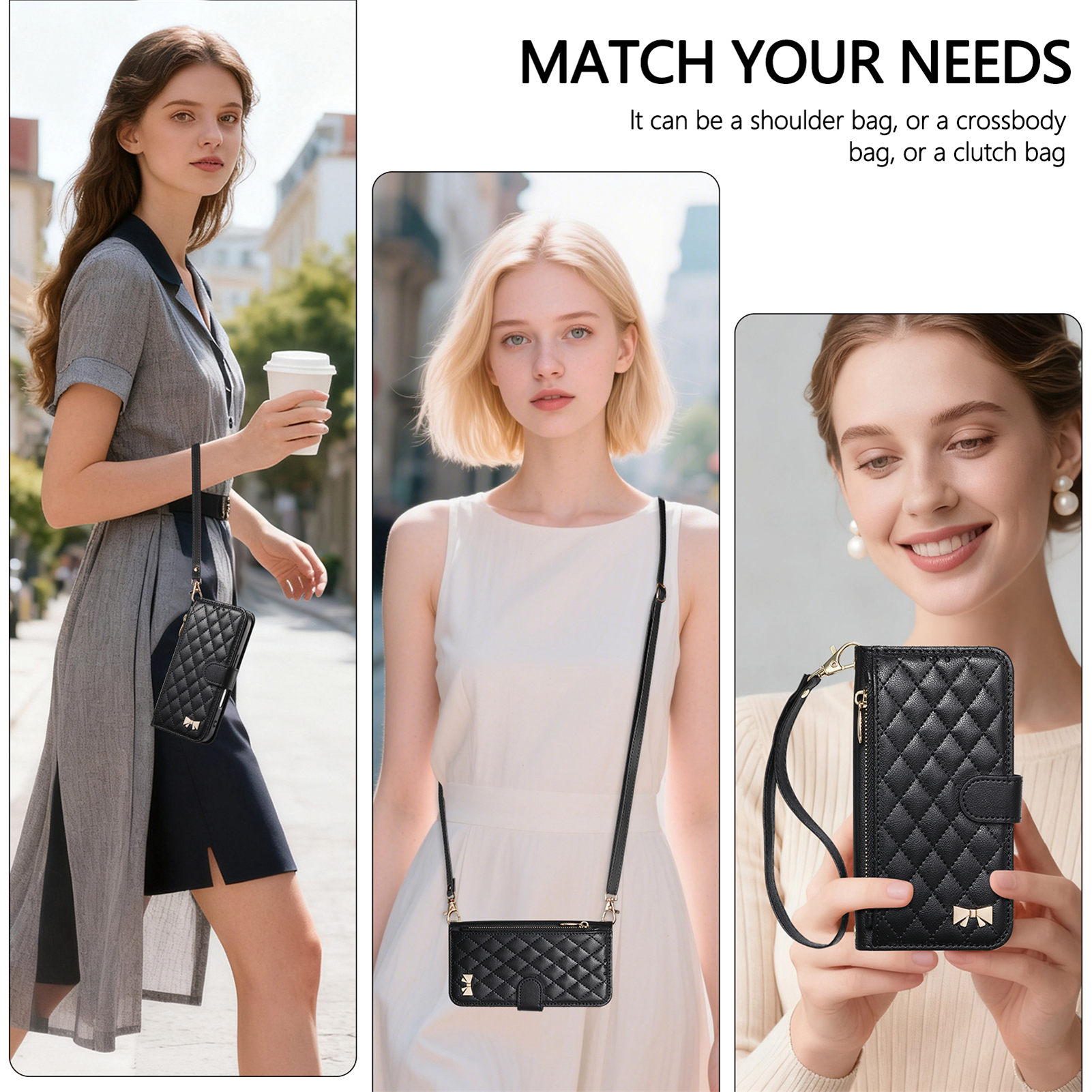 PU Leather Zipper Crossbody Wr – обзор и цена Phone Cases With Loop