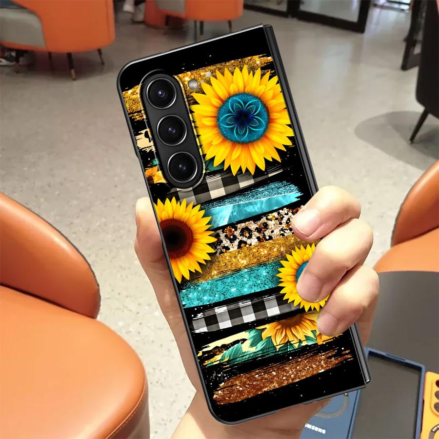 Zebra Striped Sunflower Back P – обзор и цена Phone Cases Z Fold 7