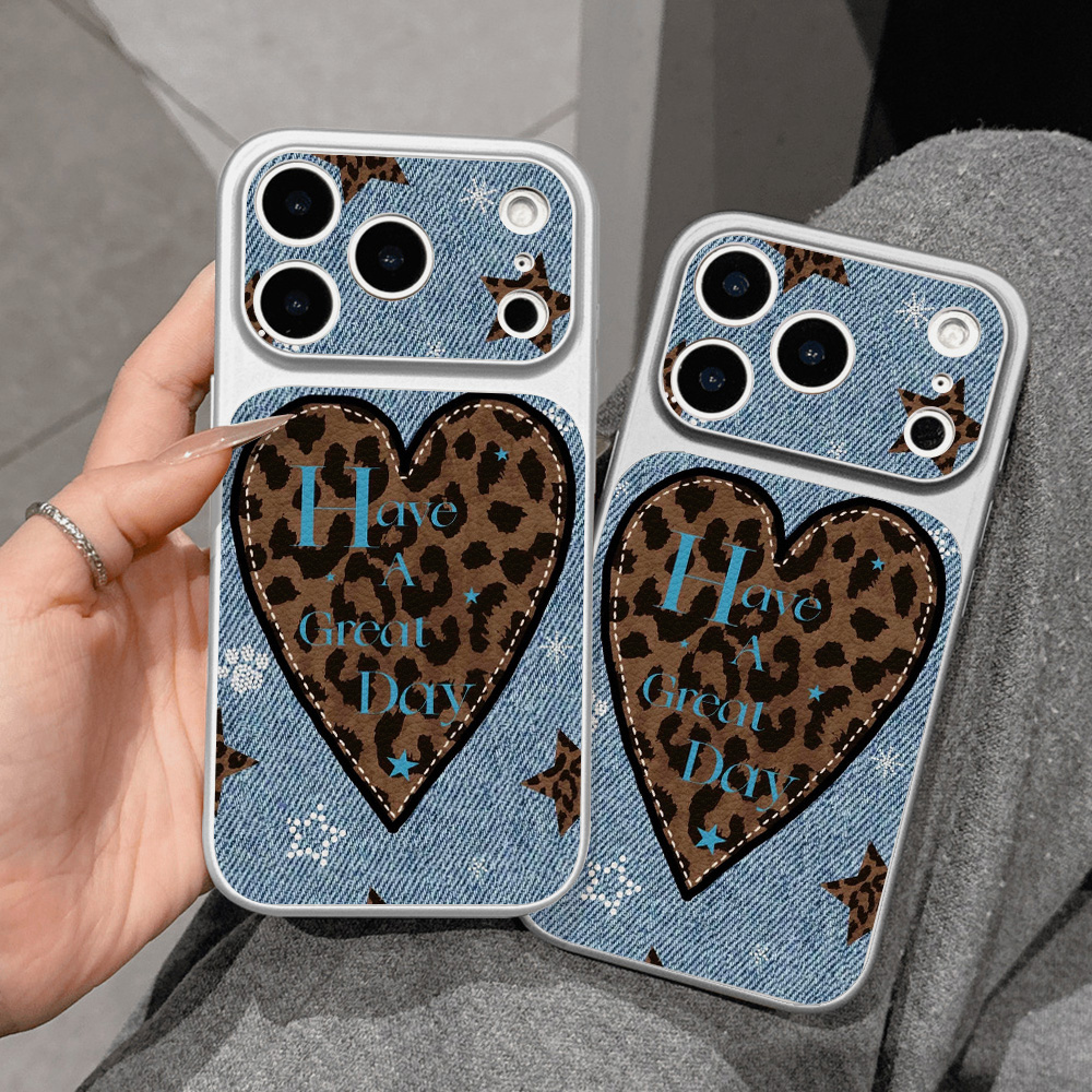 For iPhone 15 16 14 17 Pro 13  – обзор и цена Phone Cases Leopard Print