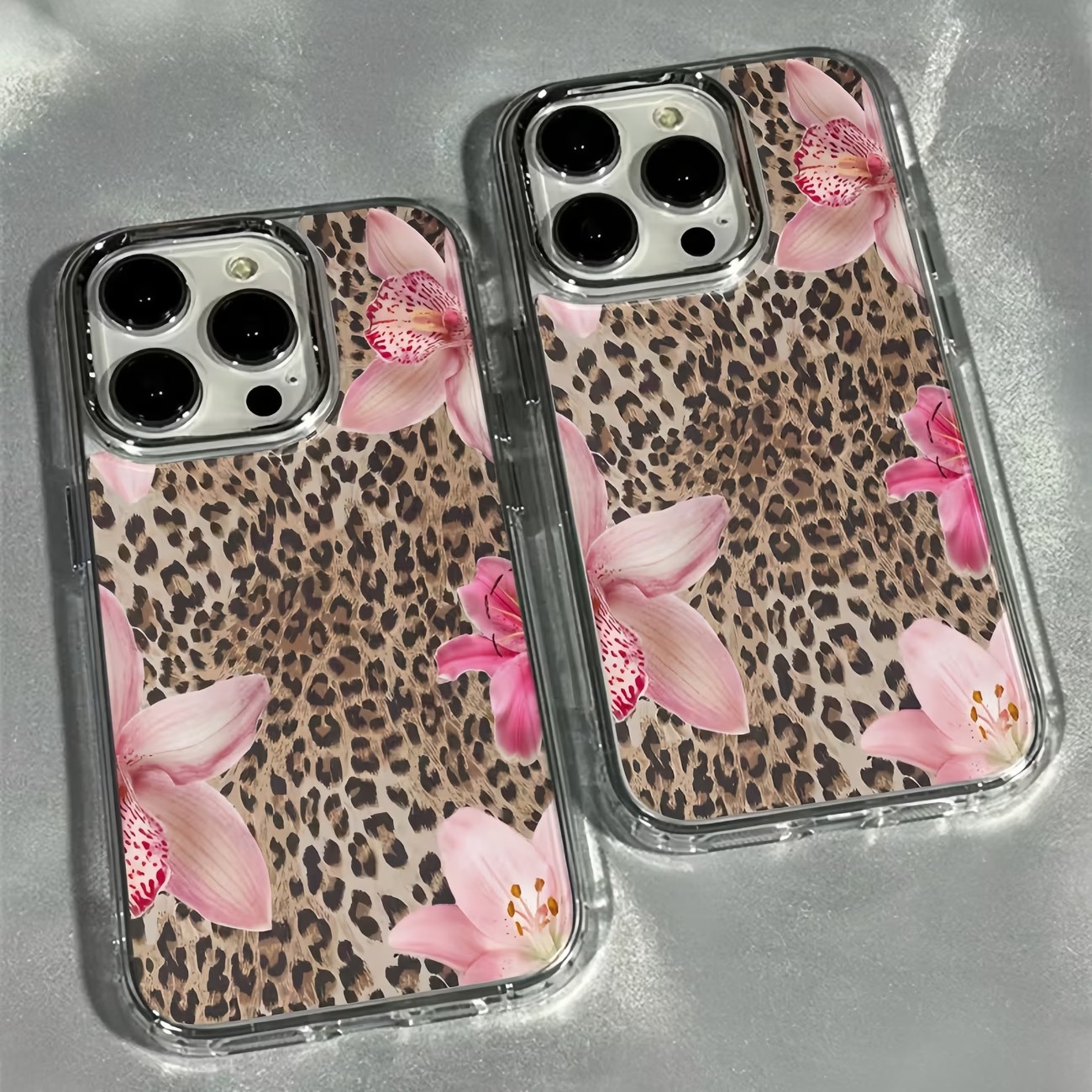 Leopard Print Lily Flower Tran – обзор и цена Phone Cases Leopard Print