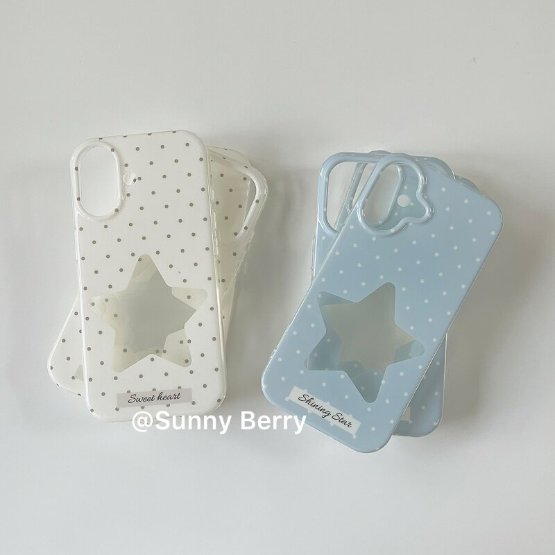 Korean INS Polka Dots White BL – обзор и цена Phone Cases Y2K