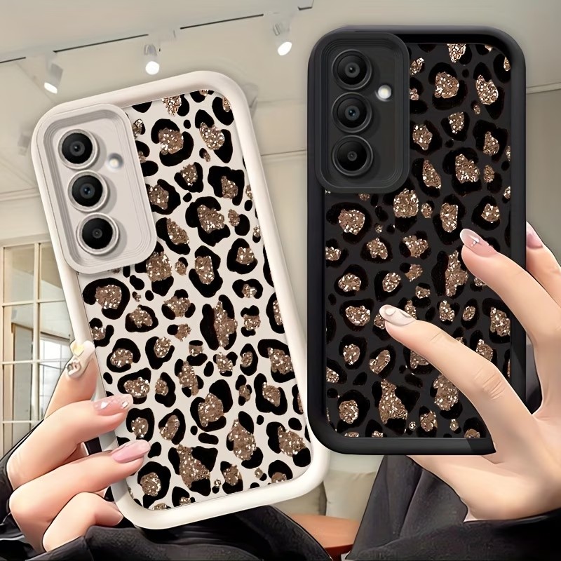 Glitter Leopard Print Silicone – обзор и цена Phone Cases Leopard Print