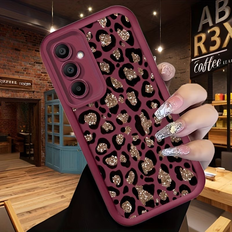 Glitter Leopard Print Silicone – обзор и цена Phone Cases Leopard Print