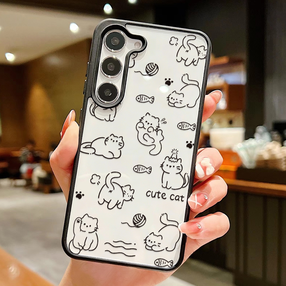 Cartoon Cat Phone Case For Sam – обзор и цена Phone Cases With Loop