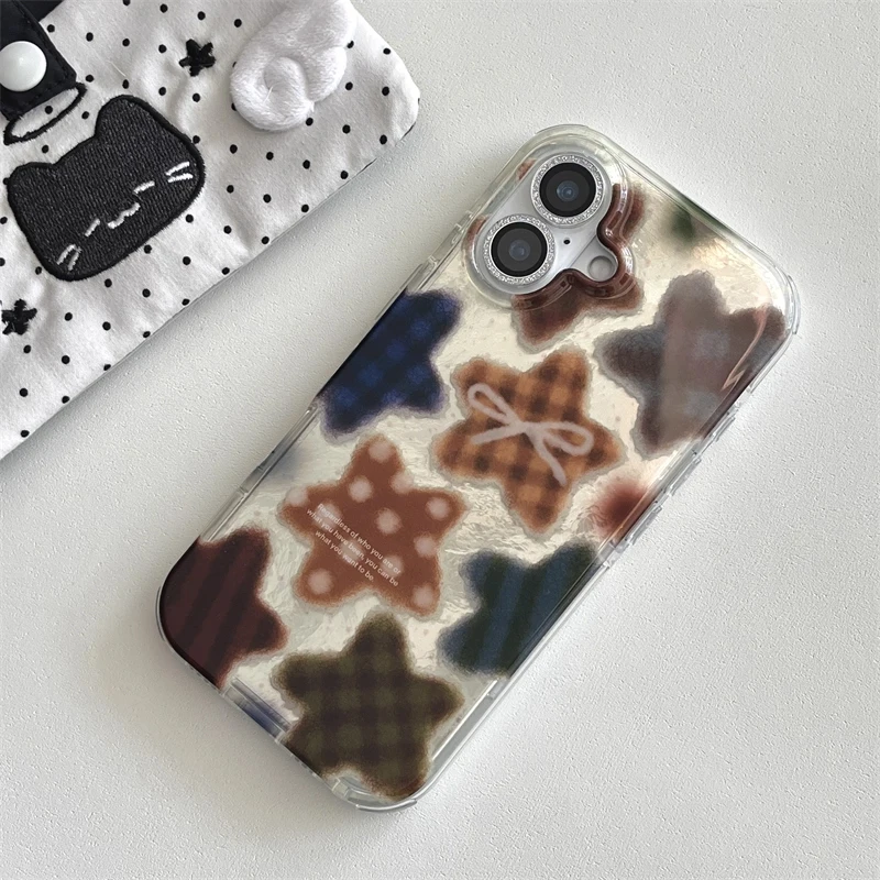 Korean Winter Cute Brown Check – обзор и цена Phone Cases Y2K