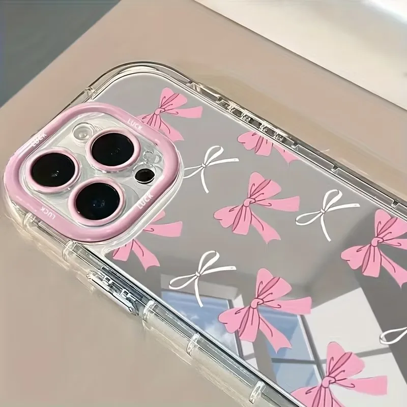 Simple Blue Pink Bow Girl Cute – обзор и цена Phone Cases Y2K