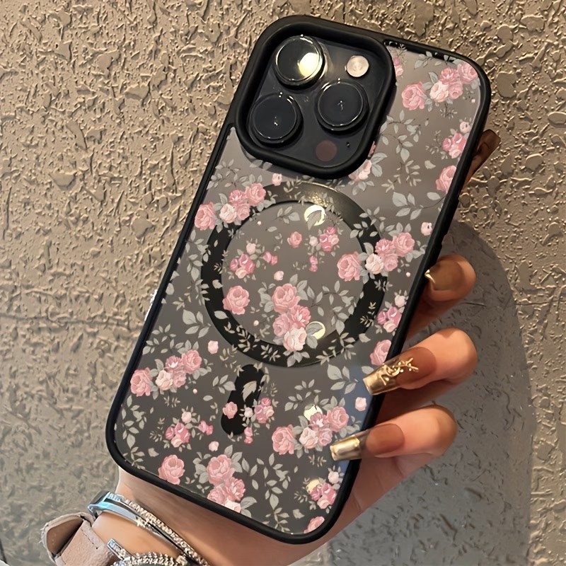 Pink Tiny Rose Clear Magnetic  – обзор и цена Phone Cases With Magnet