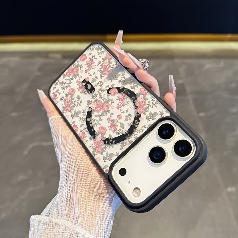 Pink Tiny Rose Clear Magnetic  – обзор и цена Phone Cases With Magnet