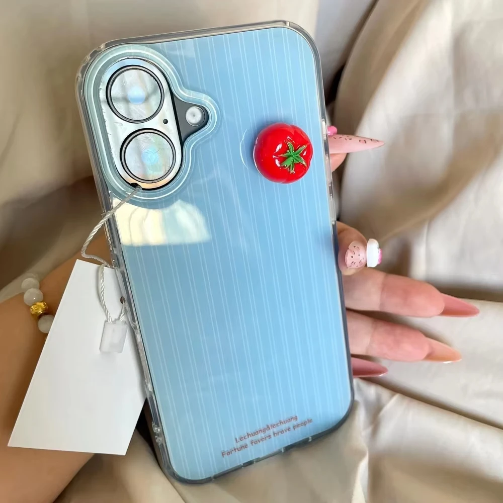Cute Blue Stripe Funny Stereos – обзор и цена Phone Cases Y2K