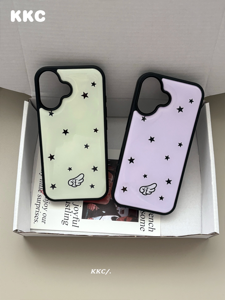 Summer Purple Yellow Stars INS – обзор и цена Phone Cases Purple