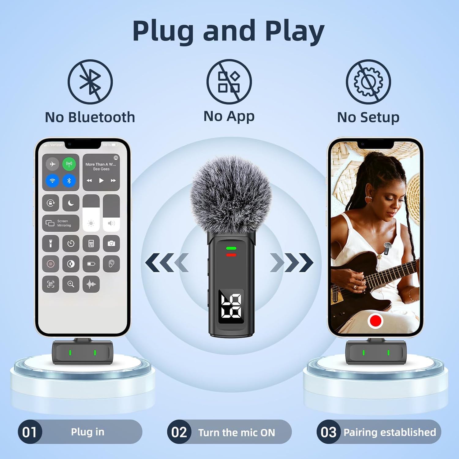 Wireless Lavalier Microphone f – обзор и цена Phone Cases Case