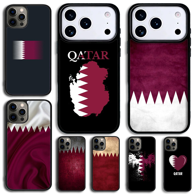 Qatar Flag National Banner Pho – обзор и цена Phone Cases Qatar
