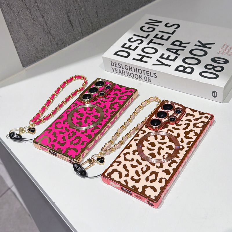 New leopard print magnetic Mag – обзор и цена Phone Cases With Loop