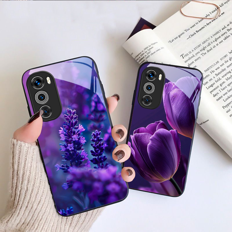 Purple tulip pattern For Motor – обзор и цена Phone Cases Purple