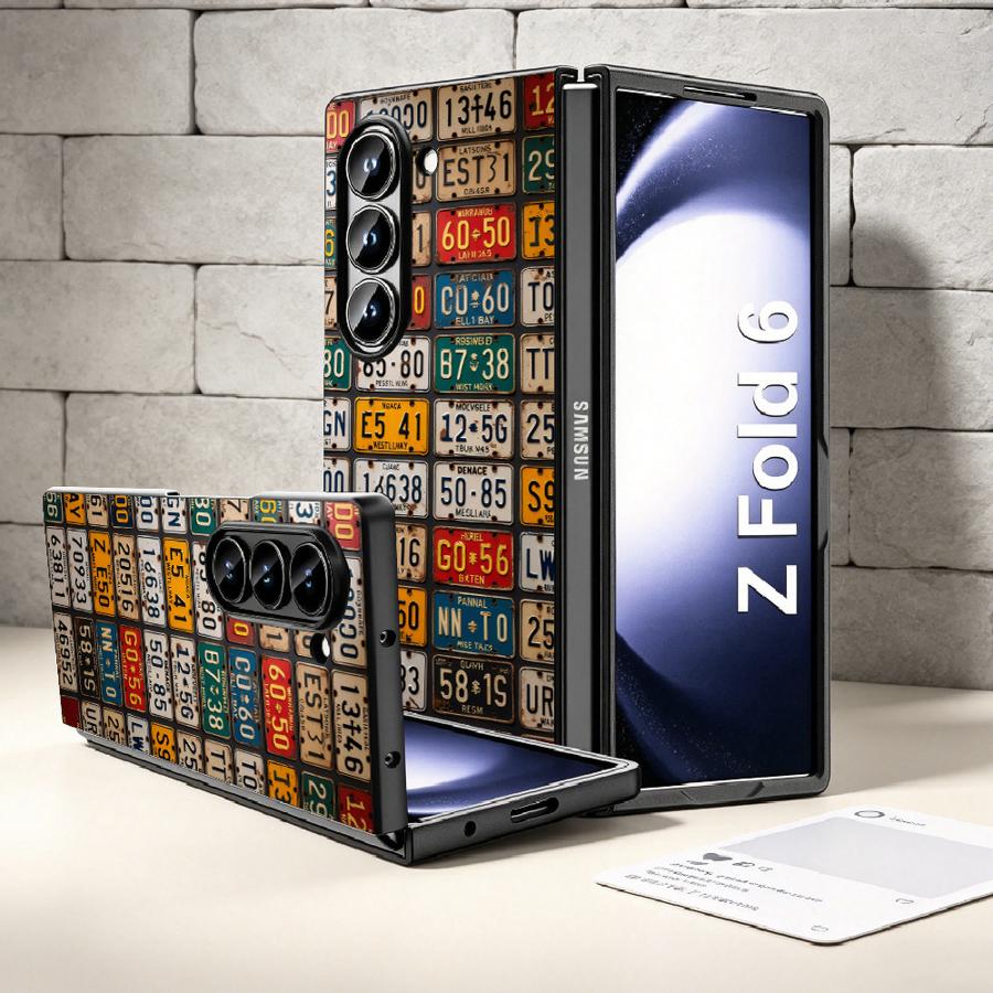 Retro License Plate Phone Cove – обзор и цена Phone Cases Z Fold 7