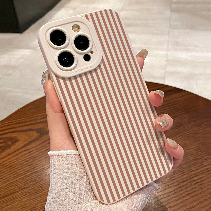 Pink Striped Painted Anti-Drop – обзор и цена Phone Cases Xs Iphone