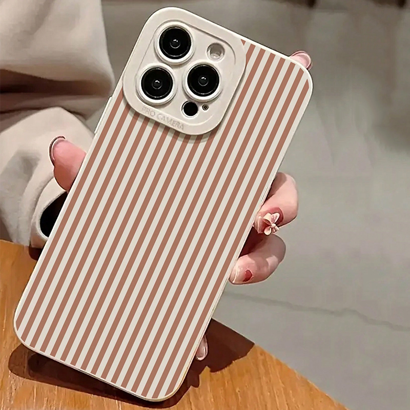 Pink Striped Painted Anti-Drop – обзор и цена Phone Cases Xs Iphone
