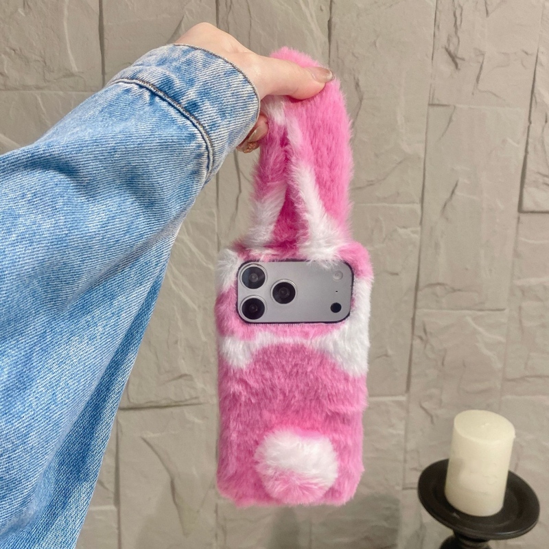 Cute Rabbit Design Fluffy Phon – обзор и цена Phone Cases Iphone 15 Pro Max