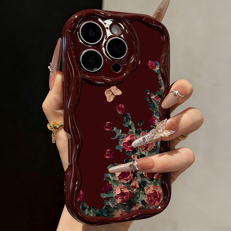 Retro Oil Painting Flower Patt – обзор и цена Phone Cases Art