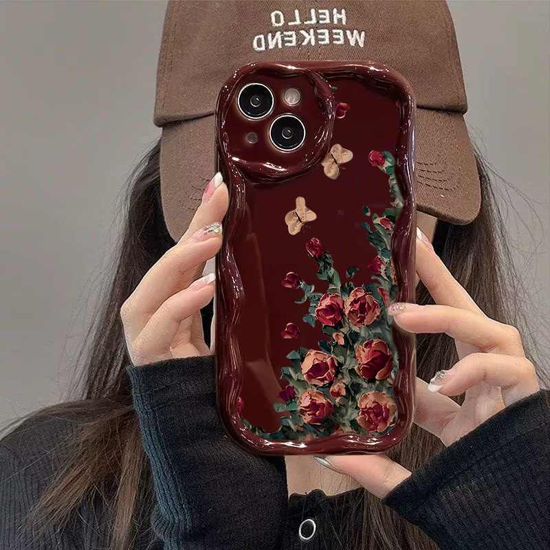 Retro Oil Painting Flower Patt – обзор и цена Phone Cases Art