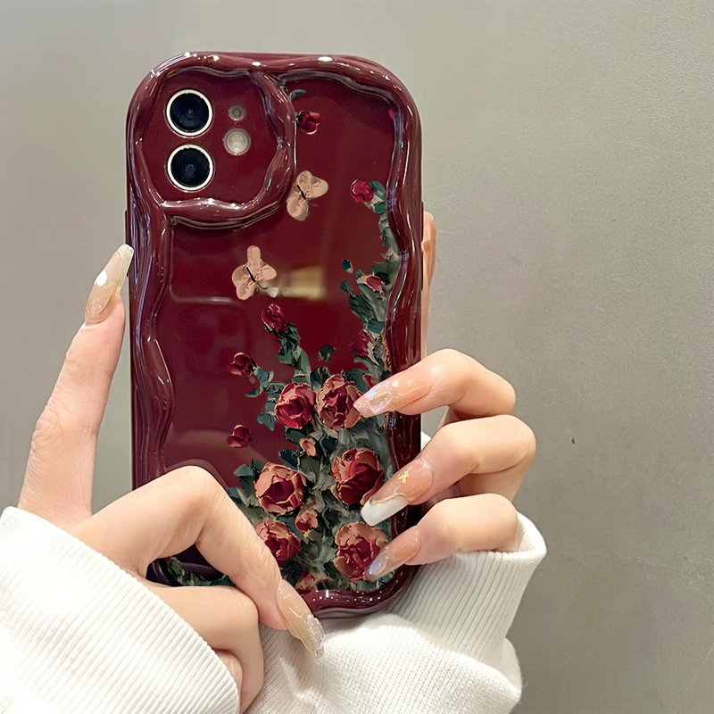 Retro Oil Painting Flower Patt – обзор и цена Phone Cases Art