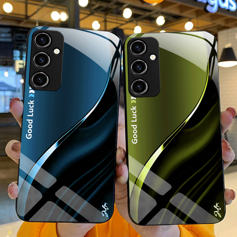 Hard Tempered Glass Case For R – обзор и цена Gradient Color Case